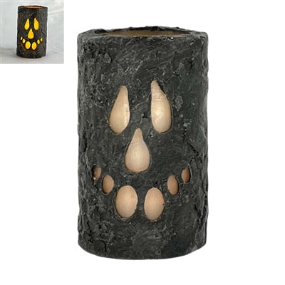 Black Jack Lantern Pillar Candle