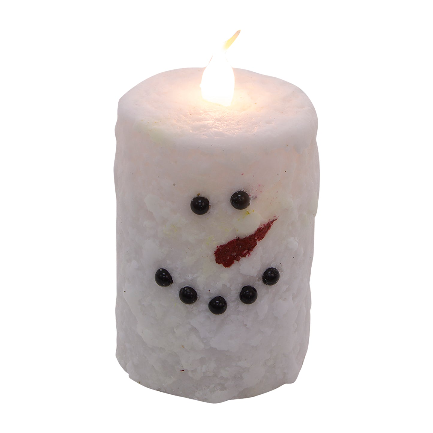 Snowman Votive Pillar