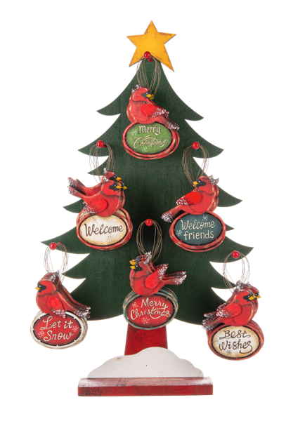 Cardinal Wish Ornaments, 6 styles