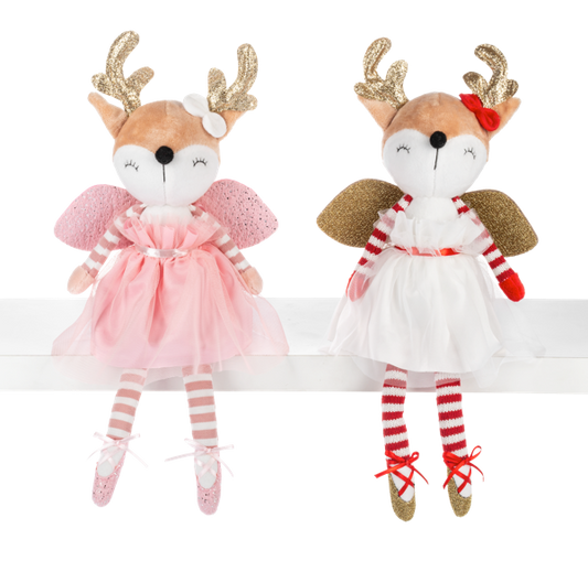 Reindeer Fairy Shelf Sitters, 2 styles