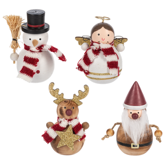 Christmas Friend Figurines, 4 styles