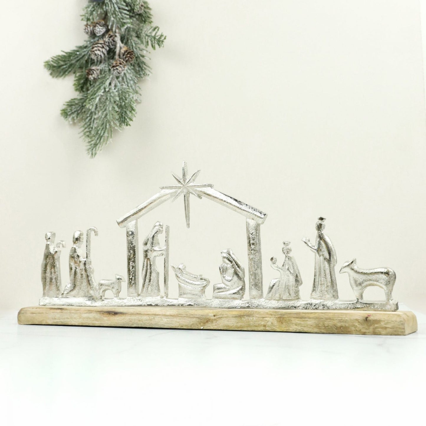 Wood Nativity Tabletop