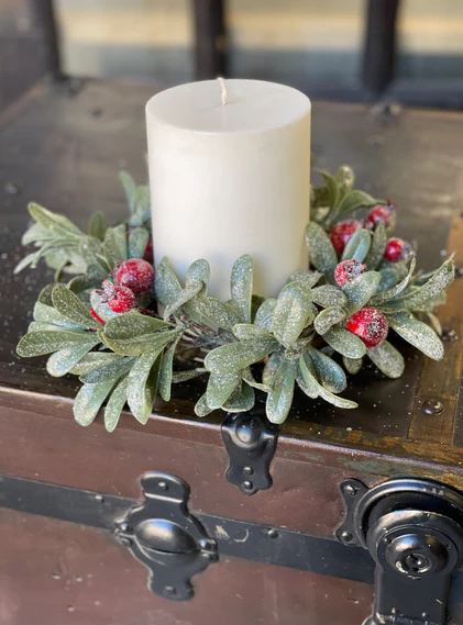 Crystalline Mistleberry Candle Ring