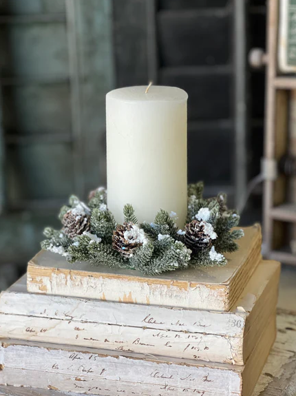 Snowy Cone Candle Ring