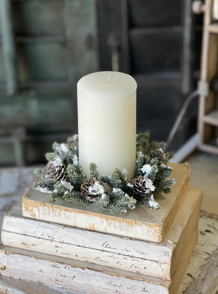 Snowy Cone Candle Ring