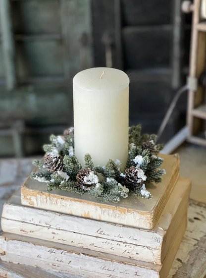 Snowy Cone Candle Ring