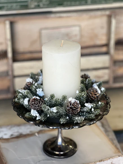 Snowy Cone Candle Ring