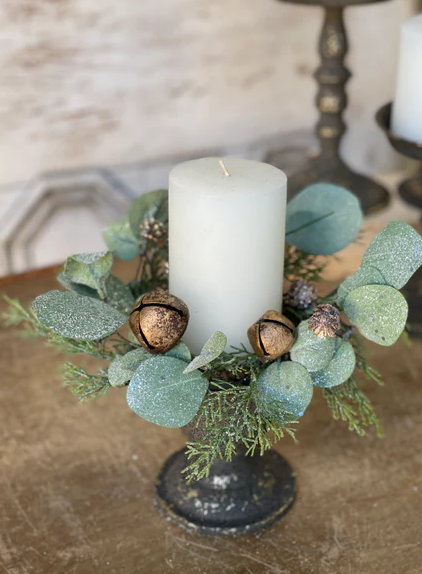 Gold Song Eucalyptus Candle Ring