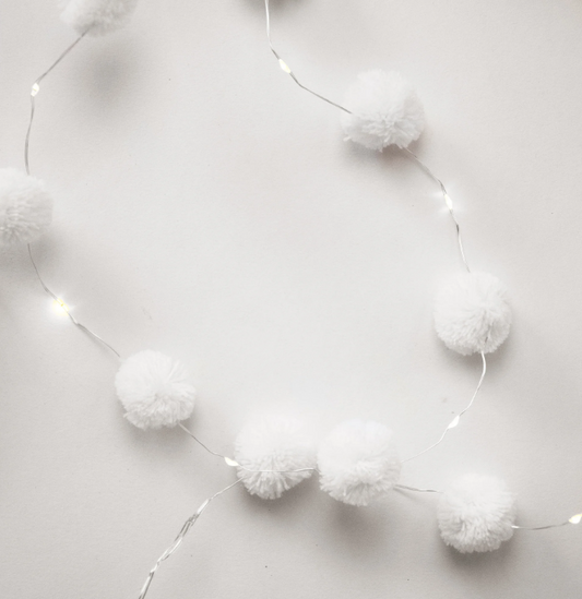 LED Fluffy Ball Wire Lights