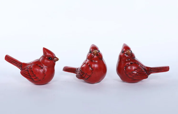 Small Resin Cardinal, 3 styles