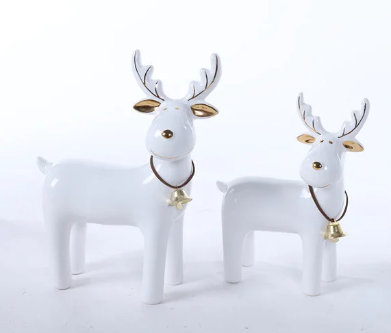 Ceramic White Deer, 2 styles