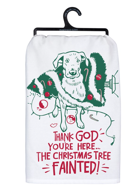 The Christmas Tree Fainted Kitchen Towel