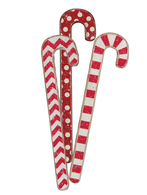 Red Candy Canes, 3 styles