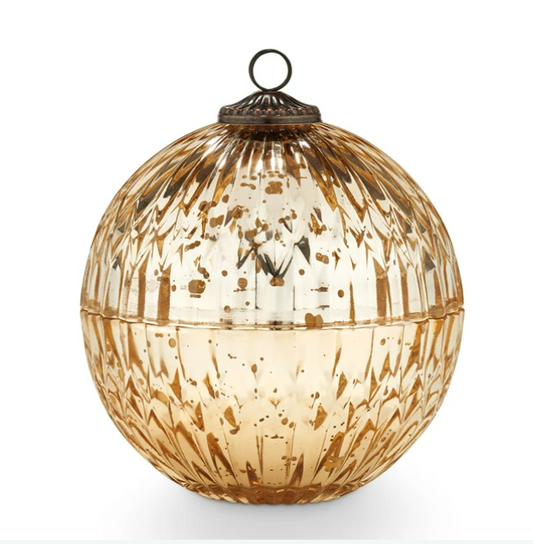 Winter White Mercury Ornament Candle