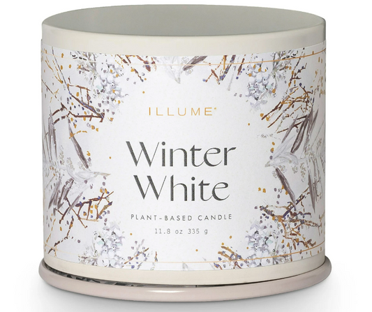 Winter White Vanity Tin Candle