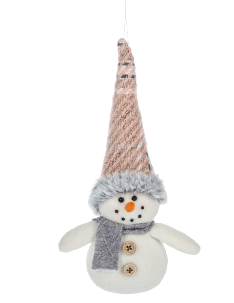 Snowman Stuffed Ornament