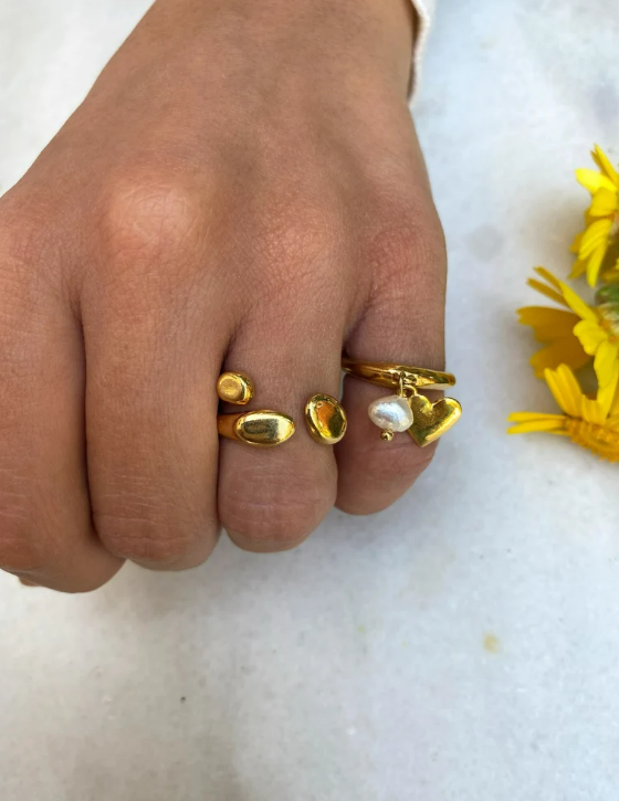 Chunky rings gold deals