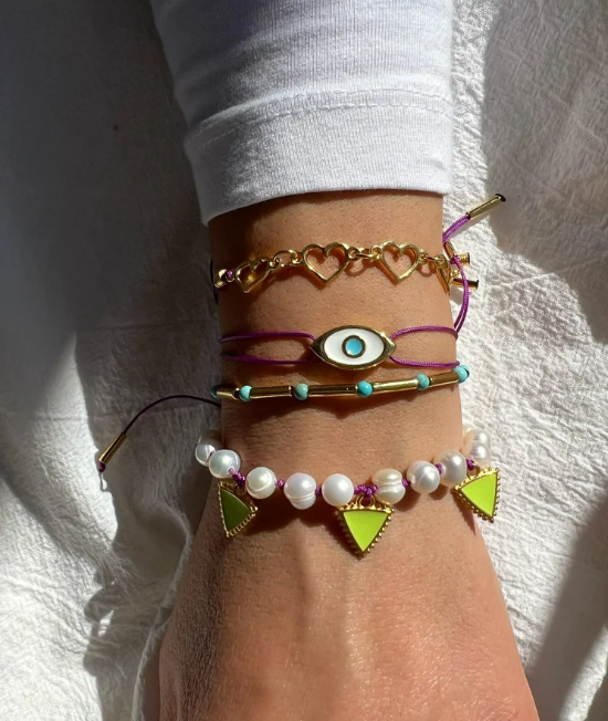 Colorful Evil Eye Bracelet, 4 styles