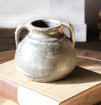 Shiloh Charcoal Wash Vase