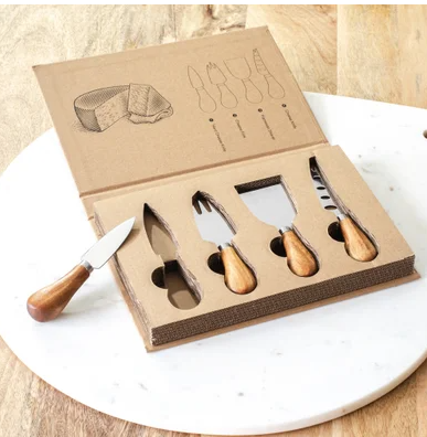 4 piece Cheese Knife Gift Set