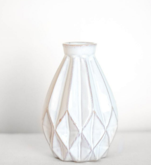 Kathryn Diamond Pattern Vase
