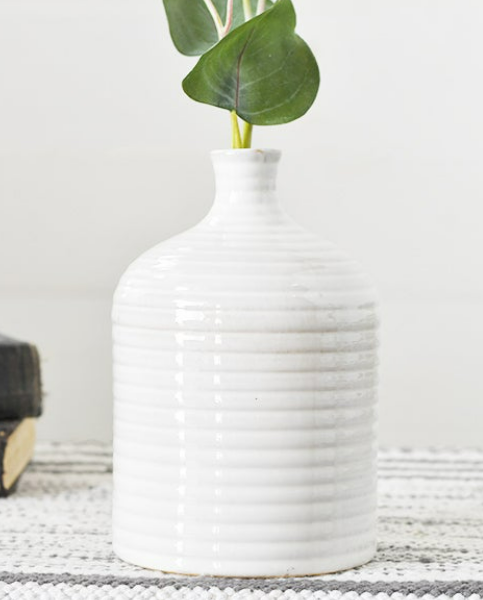 Sydney White Ceramic Vase