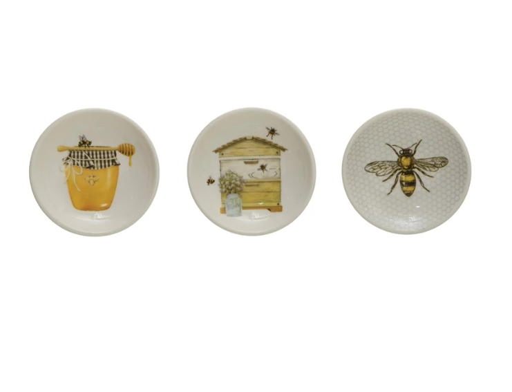 Dish with Bees and Honey, 3 Styles