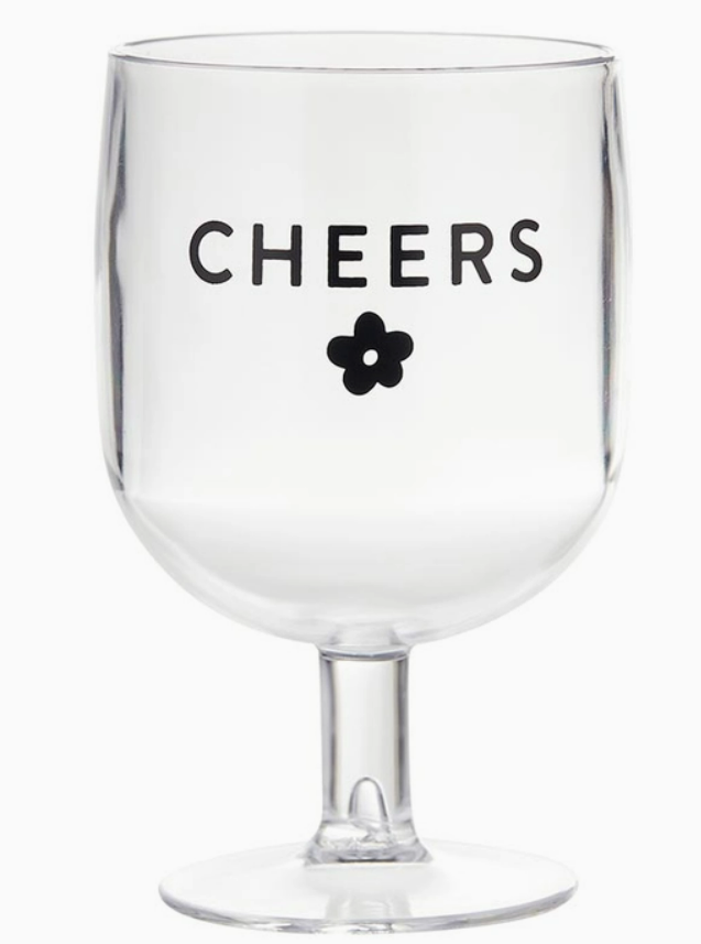 Stackable Acrylic Wine Glasses - Cheers