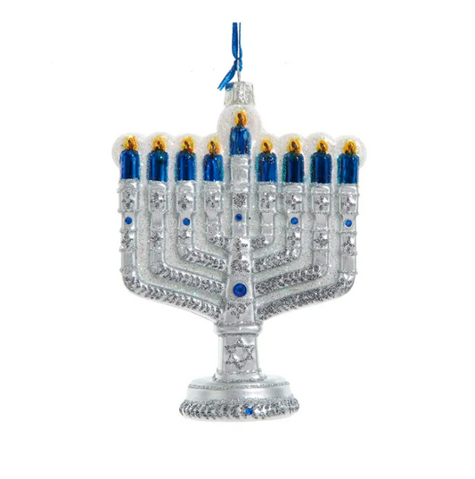 Hanukkah Menorah Ornament