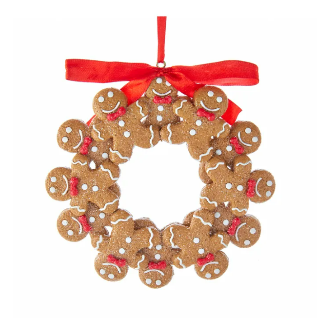 Gingerbread Wreath Ornament