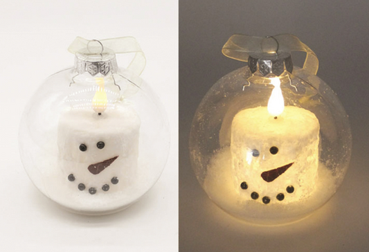 LED Snowman Ornament