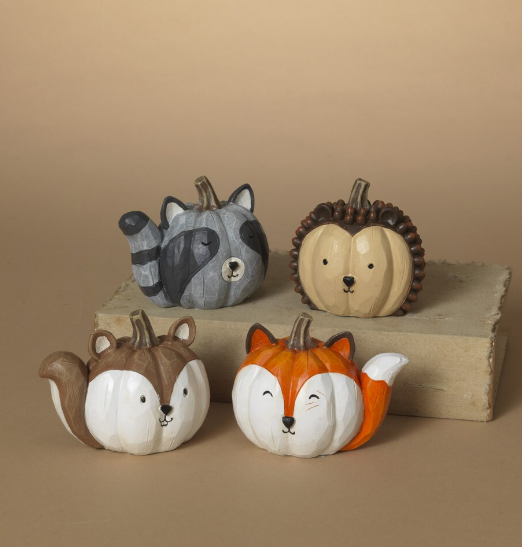 Forest Critter Pumpkin, 4 styles