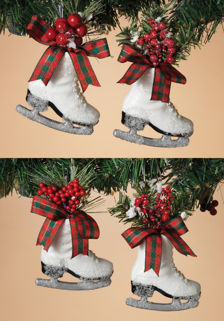 Holiday Skate Ornament , 4 Styles