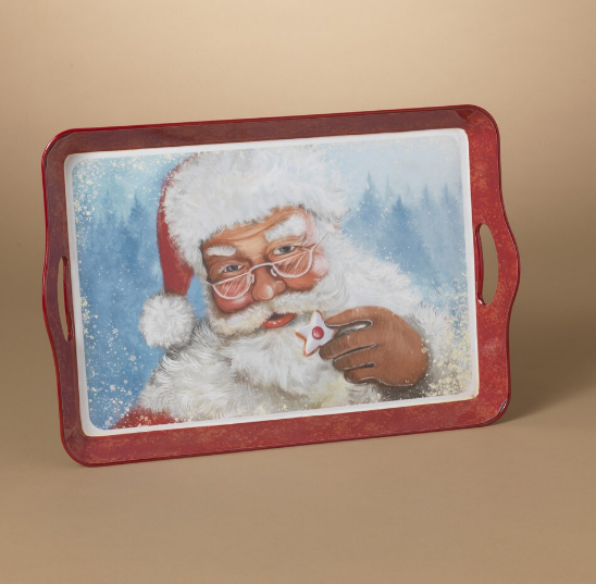 Holiday Santa Design Tray