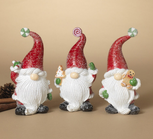 Resin Holiday Gnome, 3 styles