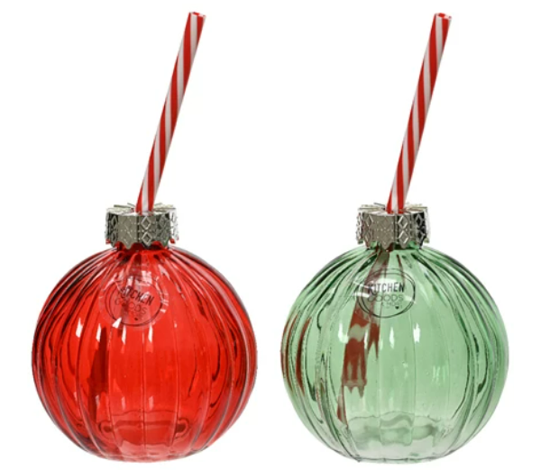 Ornament Drinking Glass, 2 colors