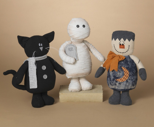 Plush Halloween Standing Figurine, 3 styles