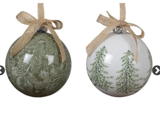 Tree Ball Ornament, 2 sizes