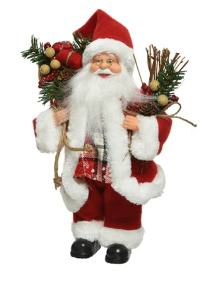 Standing Santa with Gift Bag