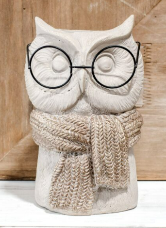 Eyeglass Owl Vase