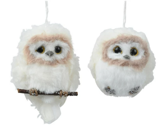 Owl Ornament, 2 styles