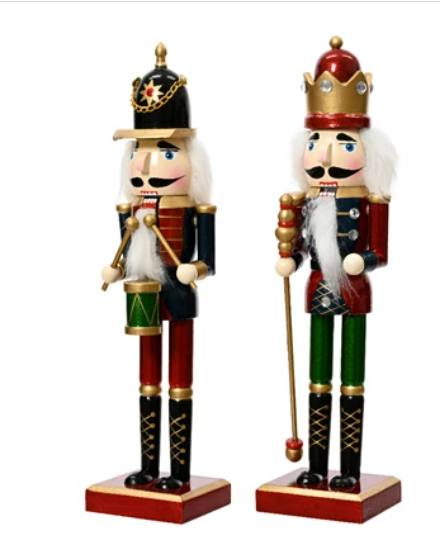 Standing Wood Nutcracker, 2 styles