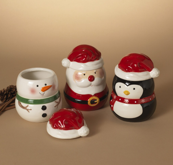 Christmas Cookie Jar, 3 styles