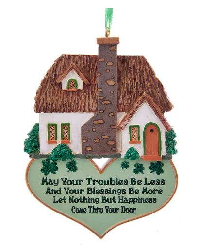 Irish Home Blessing Ornament
