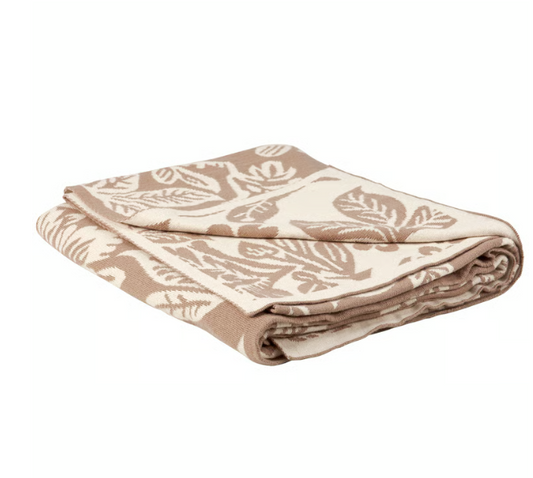 Floral Damask Throw