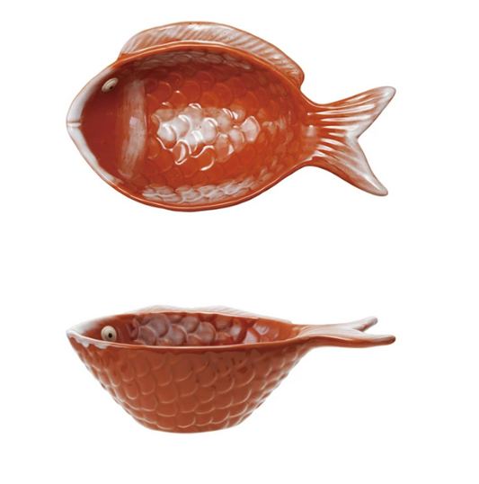 Billy the Stoneware Fish Shaped Bowl
