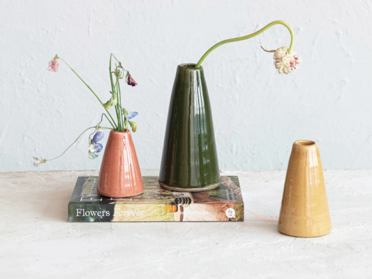 Katie Terra-cotta Vases, 3 colors