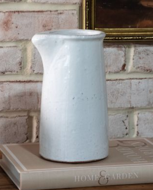 Noah White Pourer Vase