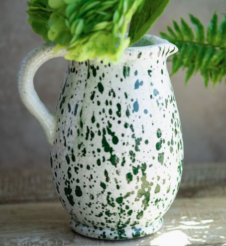 Levi Green Splatter Pitcher