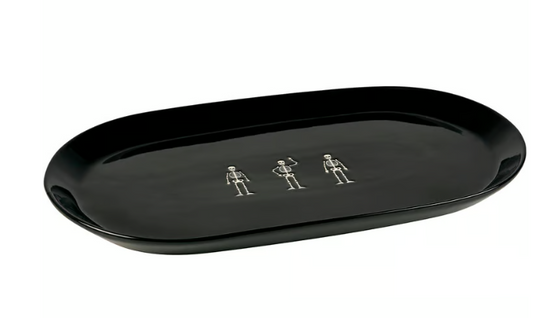 Skeletons Oval Platter